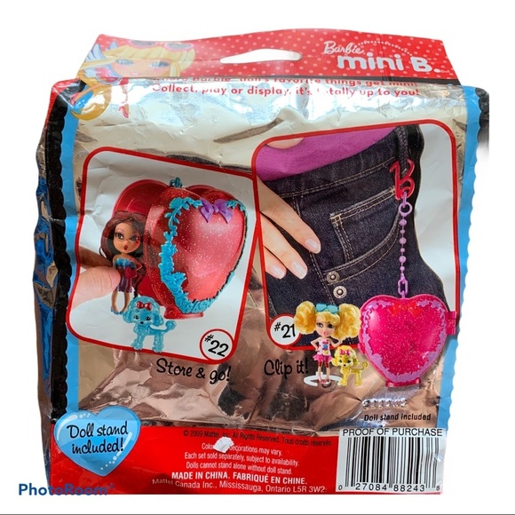 Barbie 2009 Mini B. Valentines Series Mini Doll #22 - Picture 2 of 2